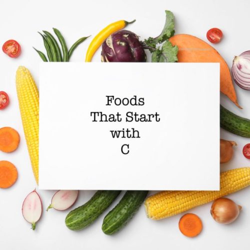foods that Start with c